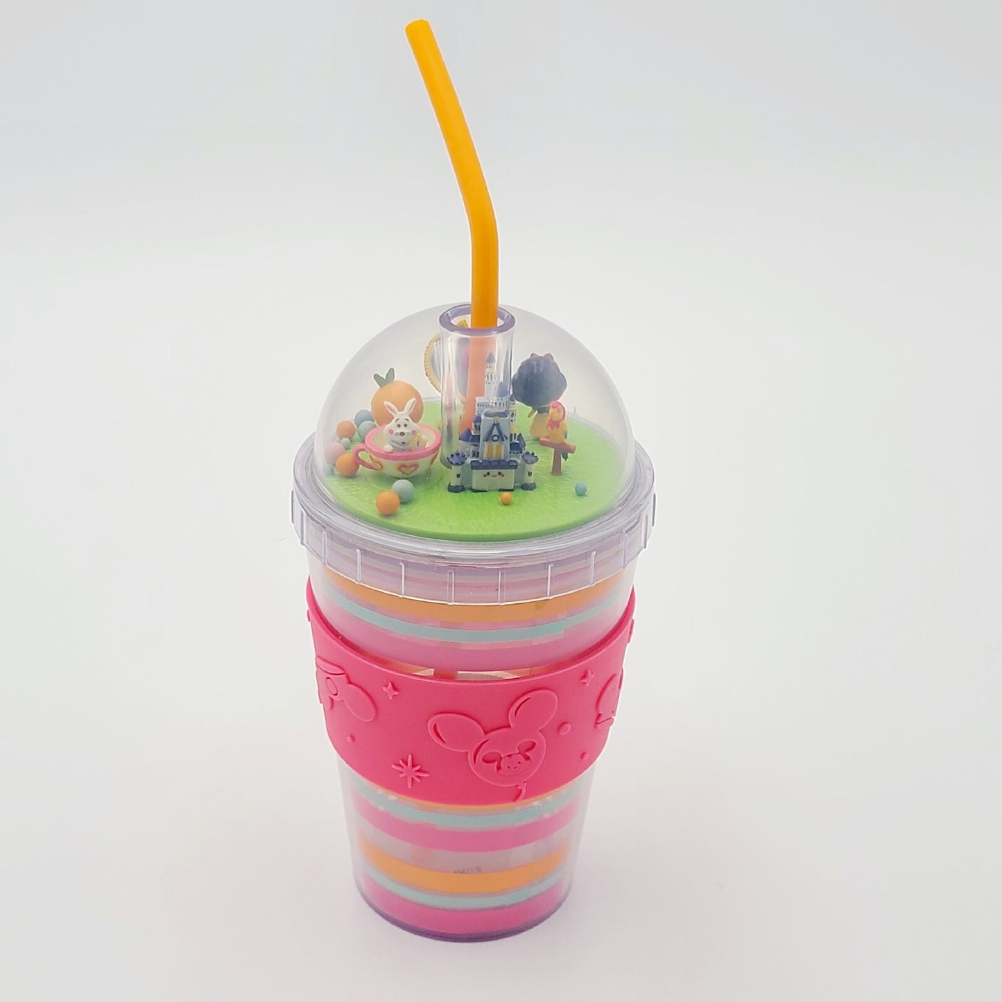 Disney Parks Kingdom of Cute Tumbler Cup Orange Bird Castle Tiki Jerrod Maruyama