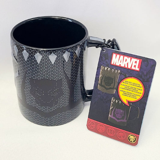NEW Disney Parks Marvel Black Panther Color Changing 16oz Coffee Mug Cup 2023