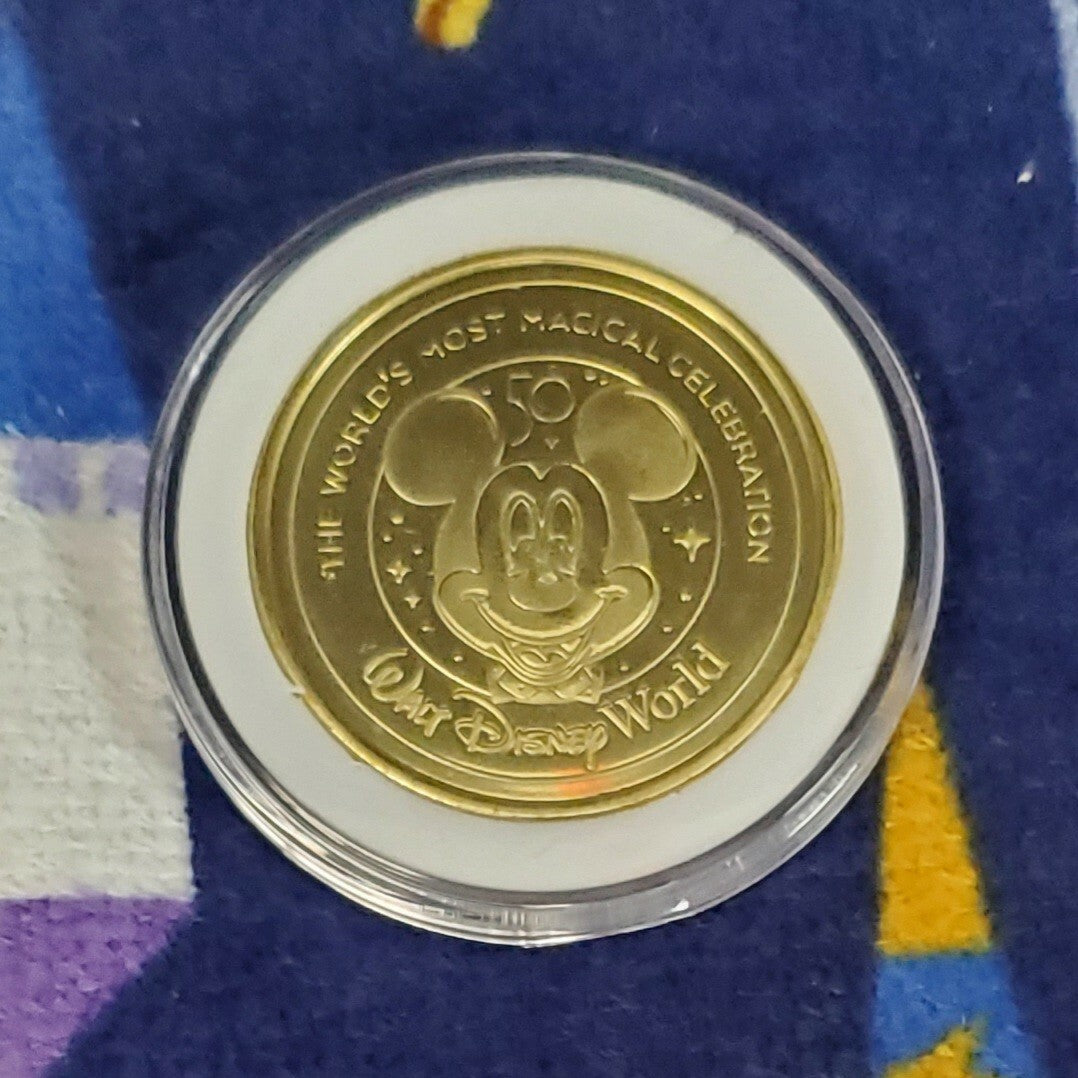 *Lady Dog* Walt Disney World Park 50th Anniversary 1.5" Commemorative Coin