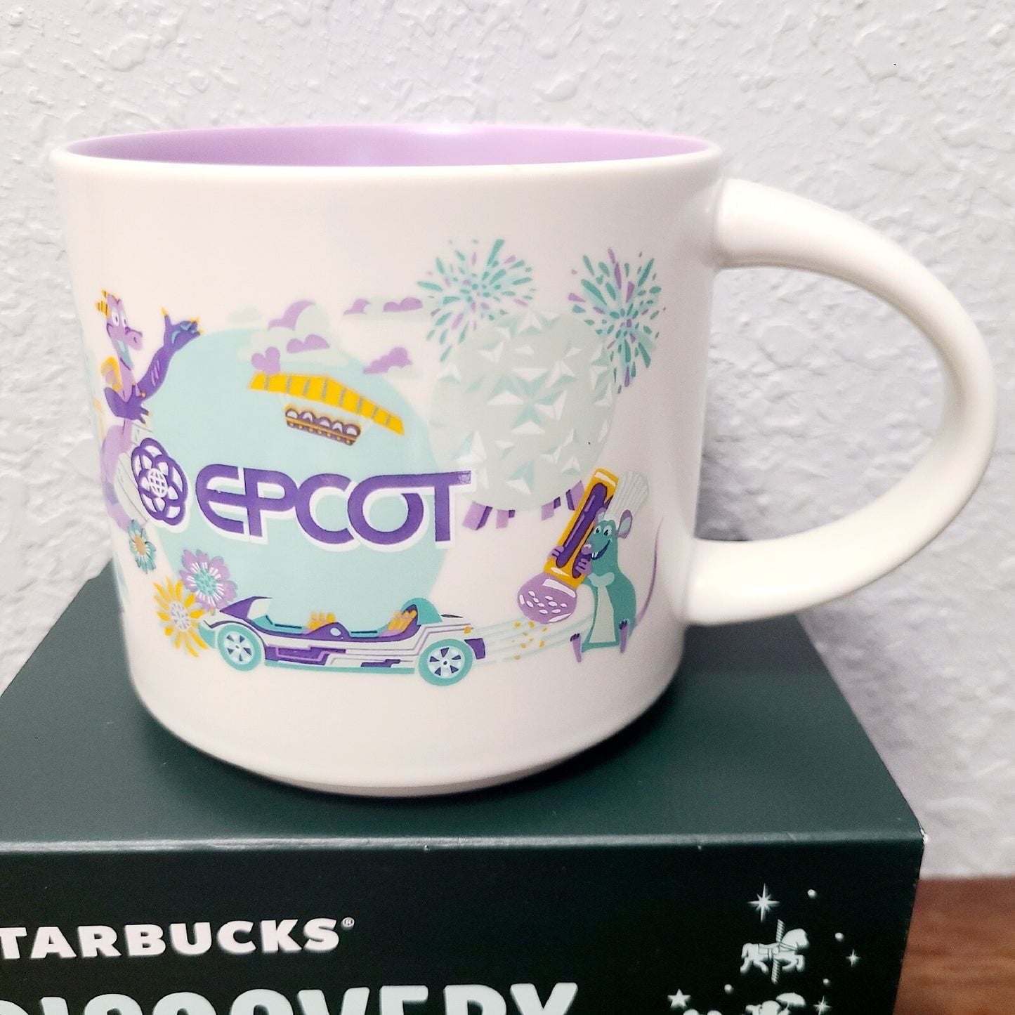 *EPCOT Full Size Mug* 2024 Disney Park Starbucks Discovery Series Figment Coffee