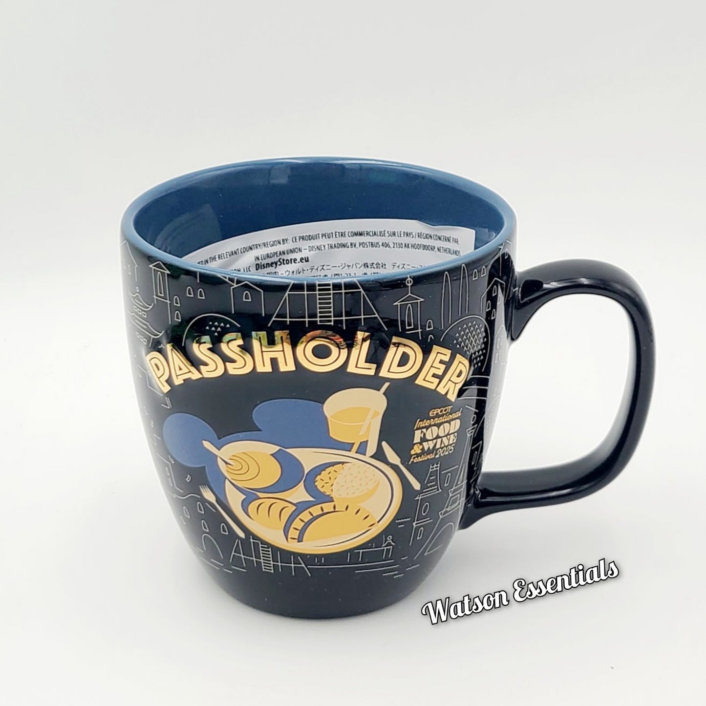 2025 Disney Parks Epcot International Food & Wine Festival Logo Passholder Mug