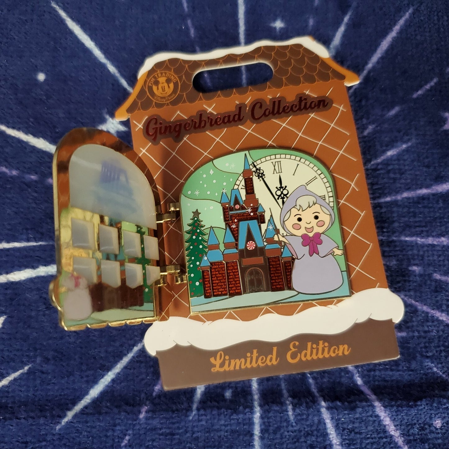 *3 Pin Contemporary Gingerbread Set* 2019, 2020 2021 Disney Christmas Cinderella
