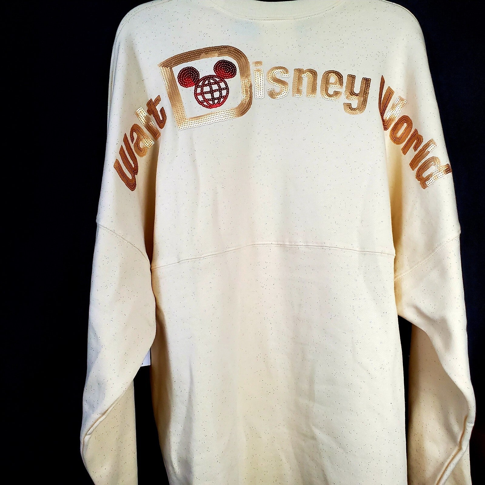 LARGE 2022 Walt Disney World Parks Christmas Holiday Santa Mickey Spirit Jersey