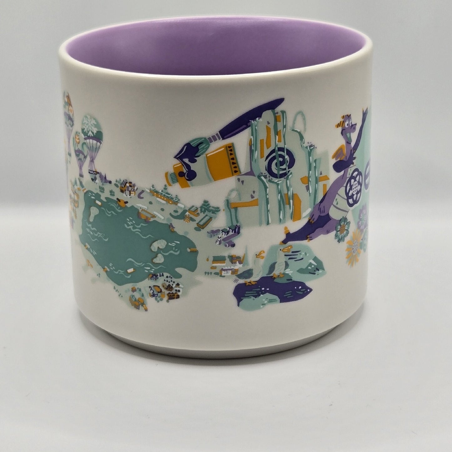 *EPCOT Full Size Mug* 2024 Disney Park Starbucks Discovery Series Figment Coffee