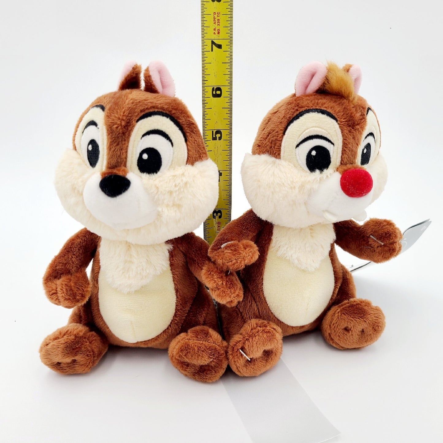 Disney Parks Chip & Dale 6.5 Inch Mini Bean Bag Plush Set Of Two New