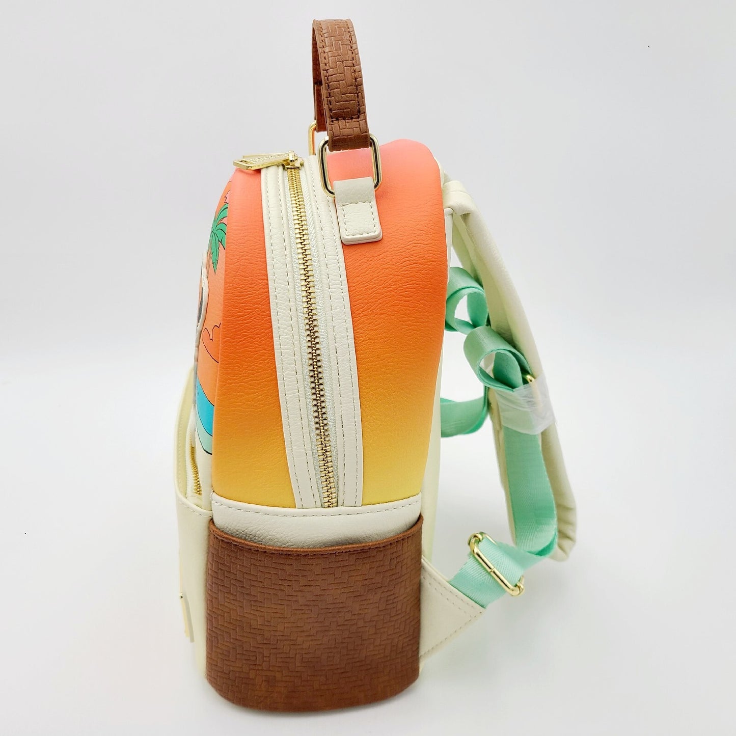 GLOWS 2024 Disney Park Mickey Minnie Summer At The Beach Loungefly Mini Backpack