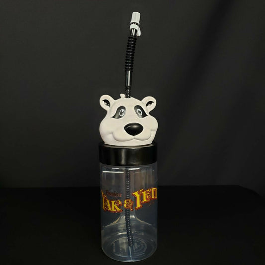 Disney Parks Animal Kingdom Yak and Yeti Panda Sipper Travel Cup Mug w/Straw NEW
