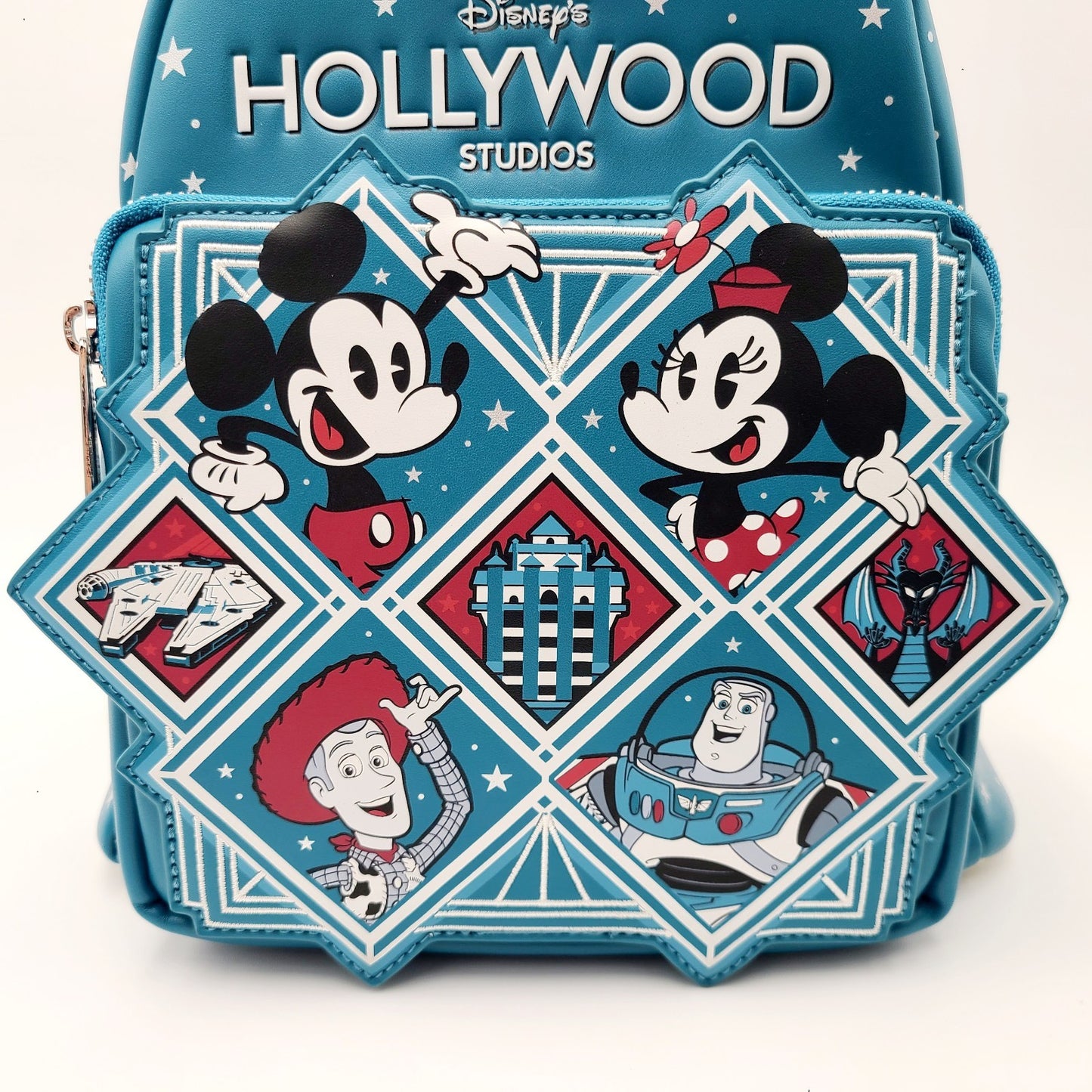 2025 Disney Parks Hollywood Studios Mickey & Minnie Mouse Loungefly  Backpack
