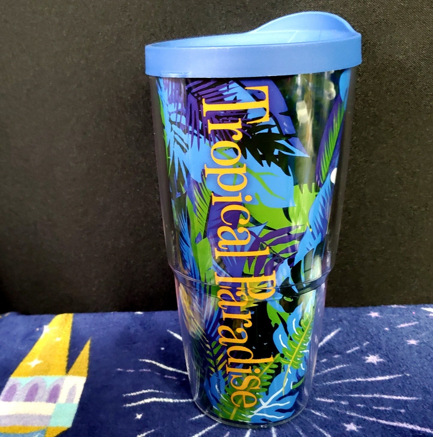 2022 Disney Parks Caribbean Beach Resort Tervis Tumbler Cup 24oz. Mickey Minnie