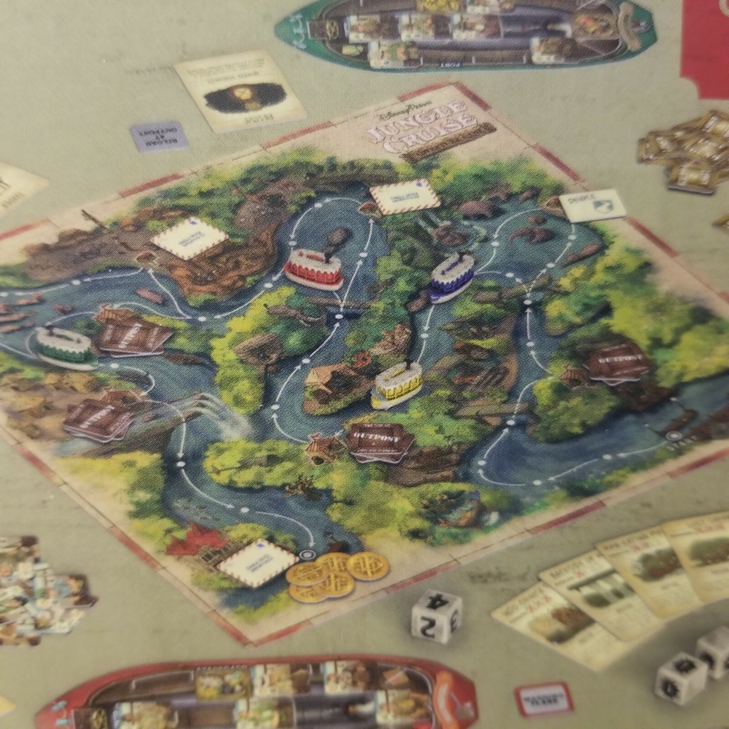 Disney Parks Exclusive Disney World Jungle Cruise Adventure Board Game NEW NIB