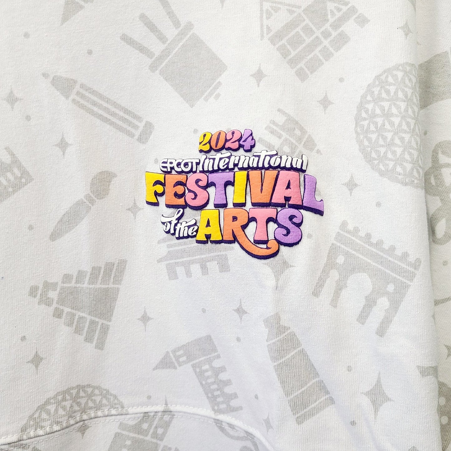 LARGE 2024 Disney Parks EPCOT Art Festival Figment Work Of Art Spirit Jersey NEW