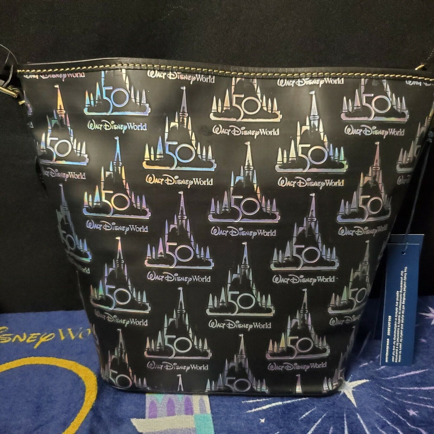 NEW Walt Disney World Park 50th Anniversary Dooney & Bourke Crossbody Bag Castle