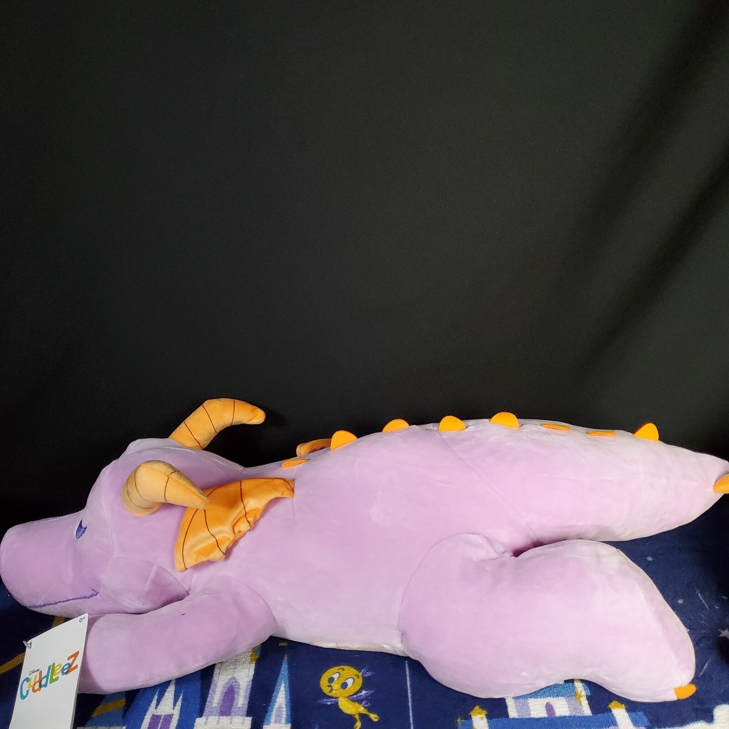 2022 Disney Parks EPCOT Sleeping Dream Figment Dragon Cuddleez Large 25” Plush
