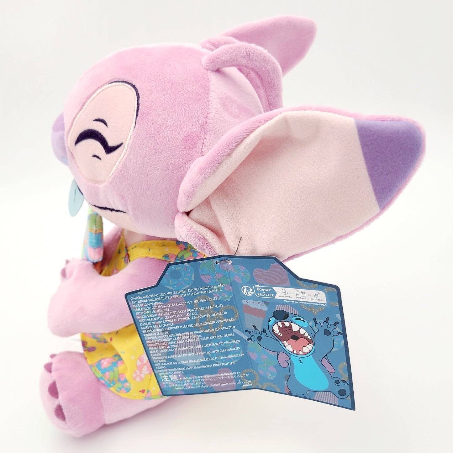 2024 Disney Parks Stitch Attacks Snacks Angel & Stitch Plush & Pin Lollipop SET