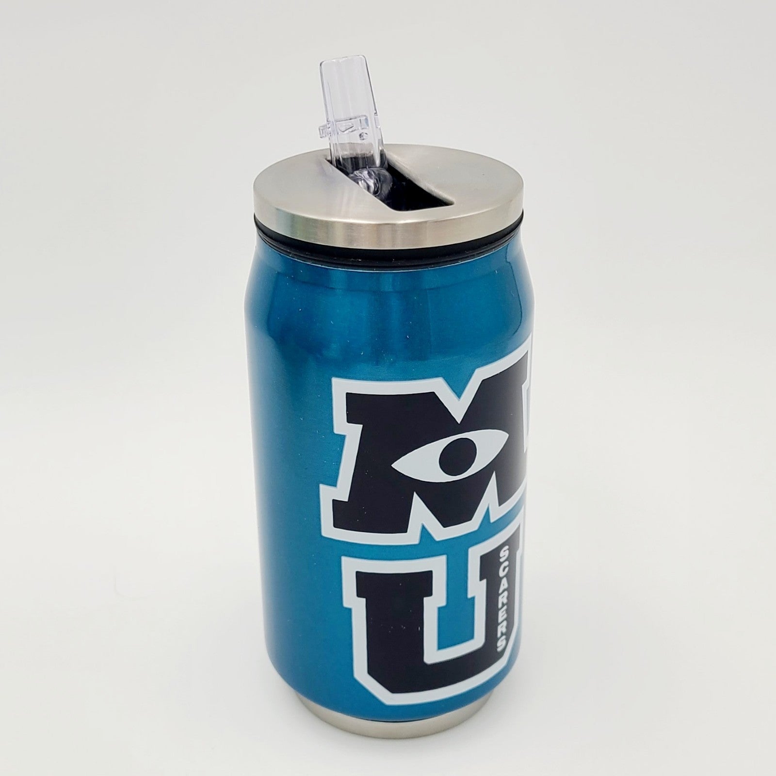 Disney World Parks Monsters University Stainless Steel Tumbler with Straw Sipper