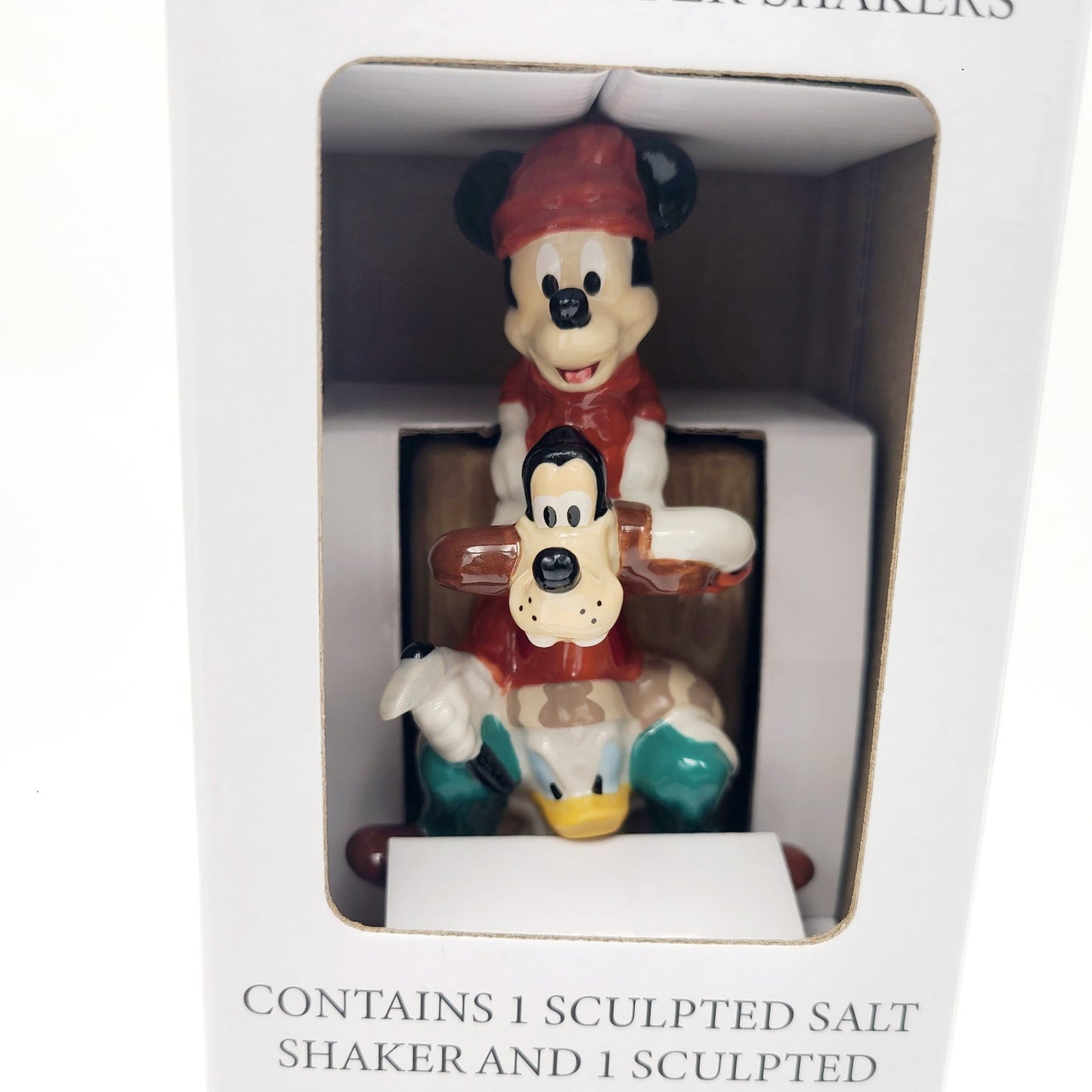 Disney Parks Wilderness Lodge Mickey & Friends Totem Pole Salt & Pepper Shakers