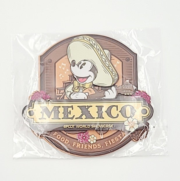 Disney Parks EPCOT Mexico World Showcase Mickey Mouse Food Friends Fiesta MAGNET