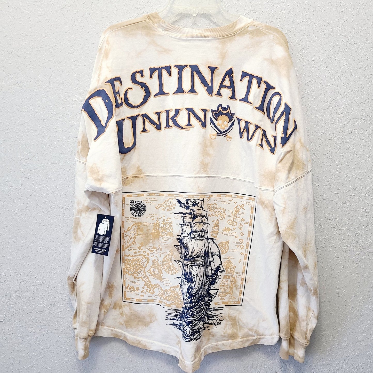 XL Disney Parks Pirates Of The Caribbean Destination Unknown Spirit Jersey NEW