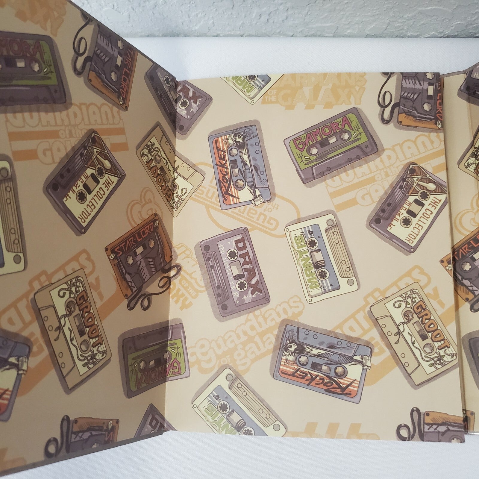 Disney Parks Guardians of the Galaxy Cassette Tape Blank Book Diary Journal NEW