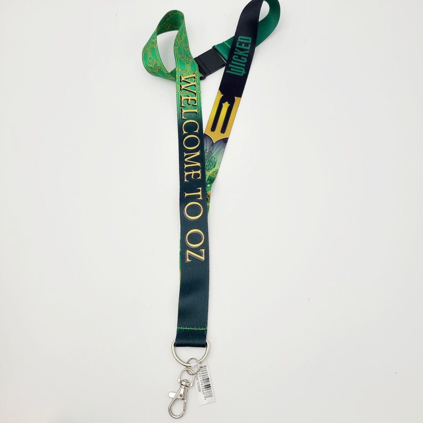 NEW Wicked Welcome To Oz Keychain Lanyard Universal Studios Orlando FL Green
