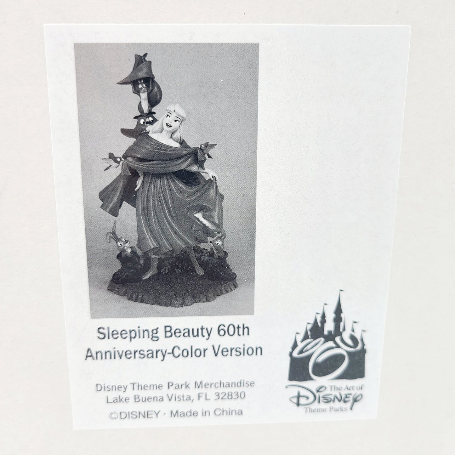 NEW Disney Park Sleeping Beauty Aurora Figure Statue 60th Anniversary Briar Rose