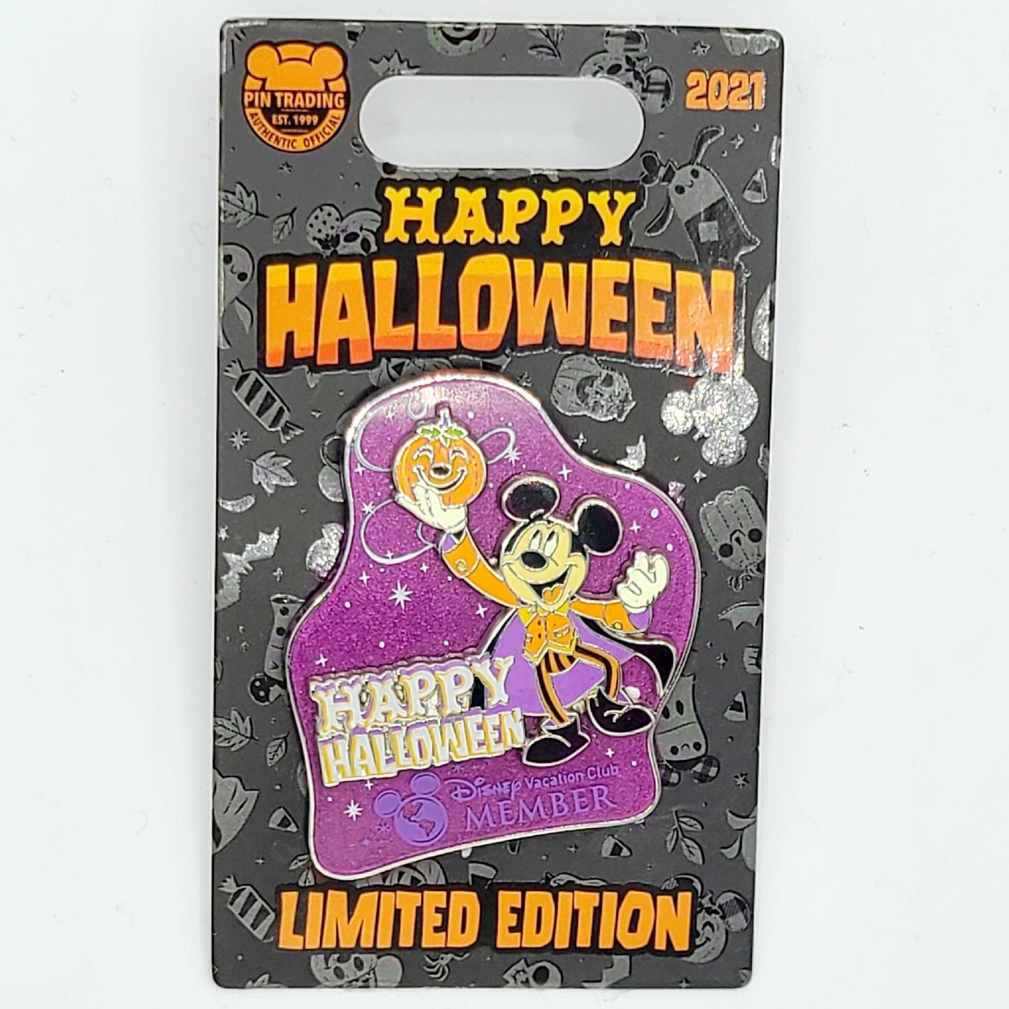 *2 Pin Set* 2021 Disney Parks Mickey Happy Halloween Annual Passholder & DVC NEW
