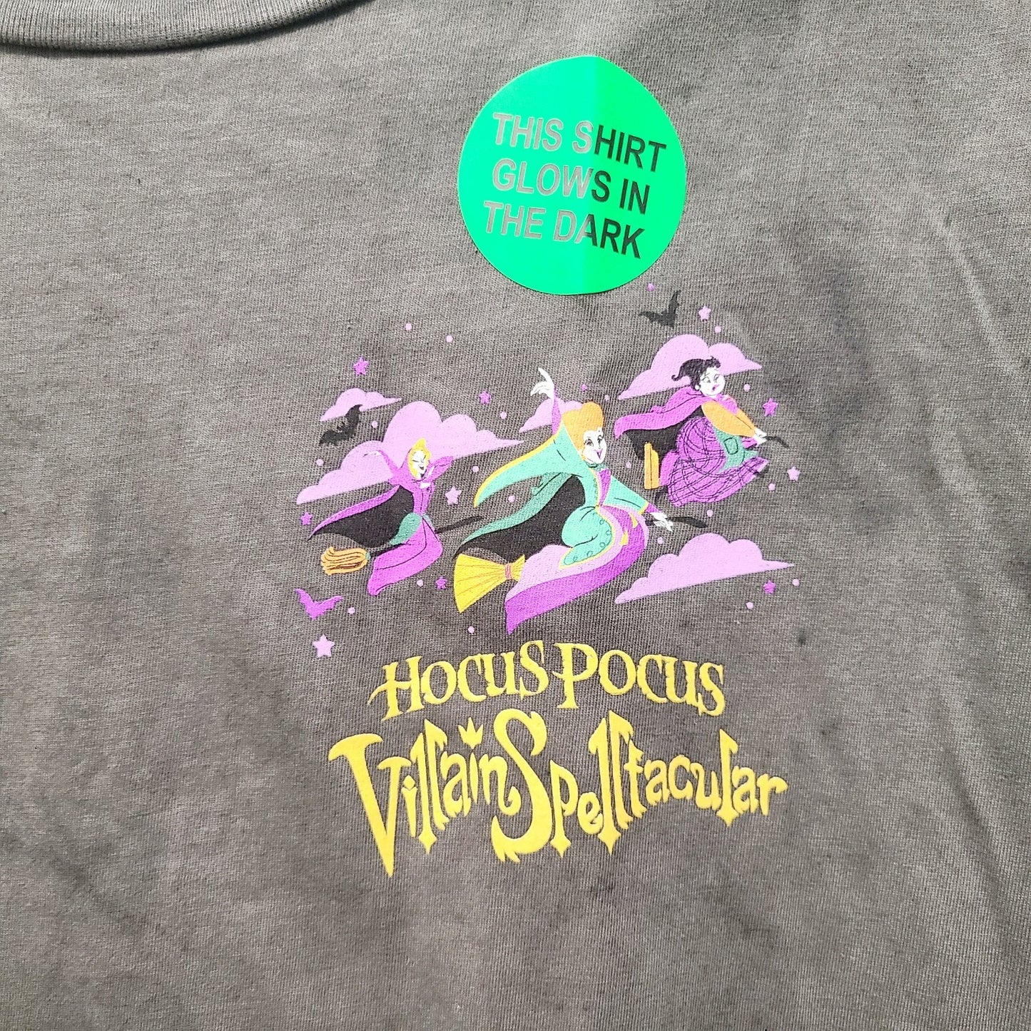 LARGE 2025 Disney Parks Hocus Pocus Not Scary Halloween party MNSSHP GITD Shirt