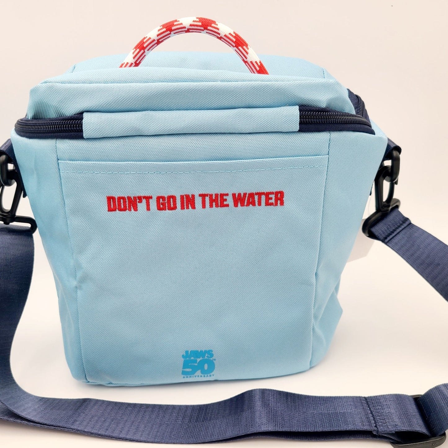 Universal Studios Jaws 50 Anniversary 6 Can Soft Cooler Blue Shark Insulated New