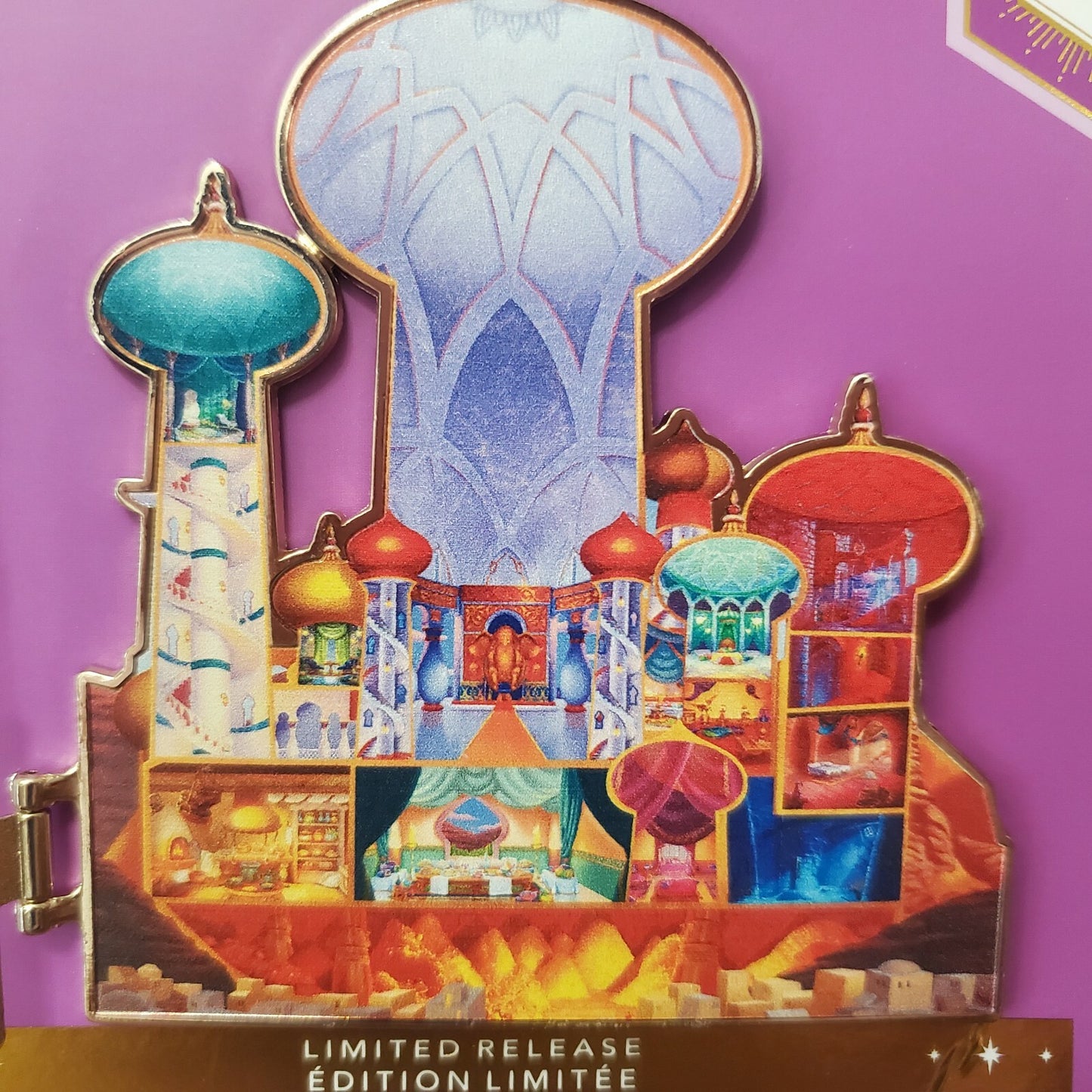 Disney Castle Collection JUMBO Pin Aladdin Jasmine LR Pin (7/10) April 2021 NEW