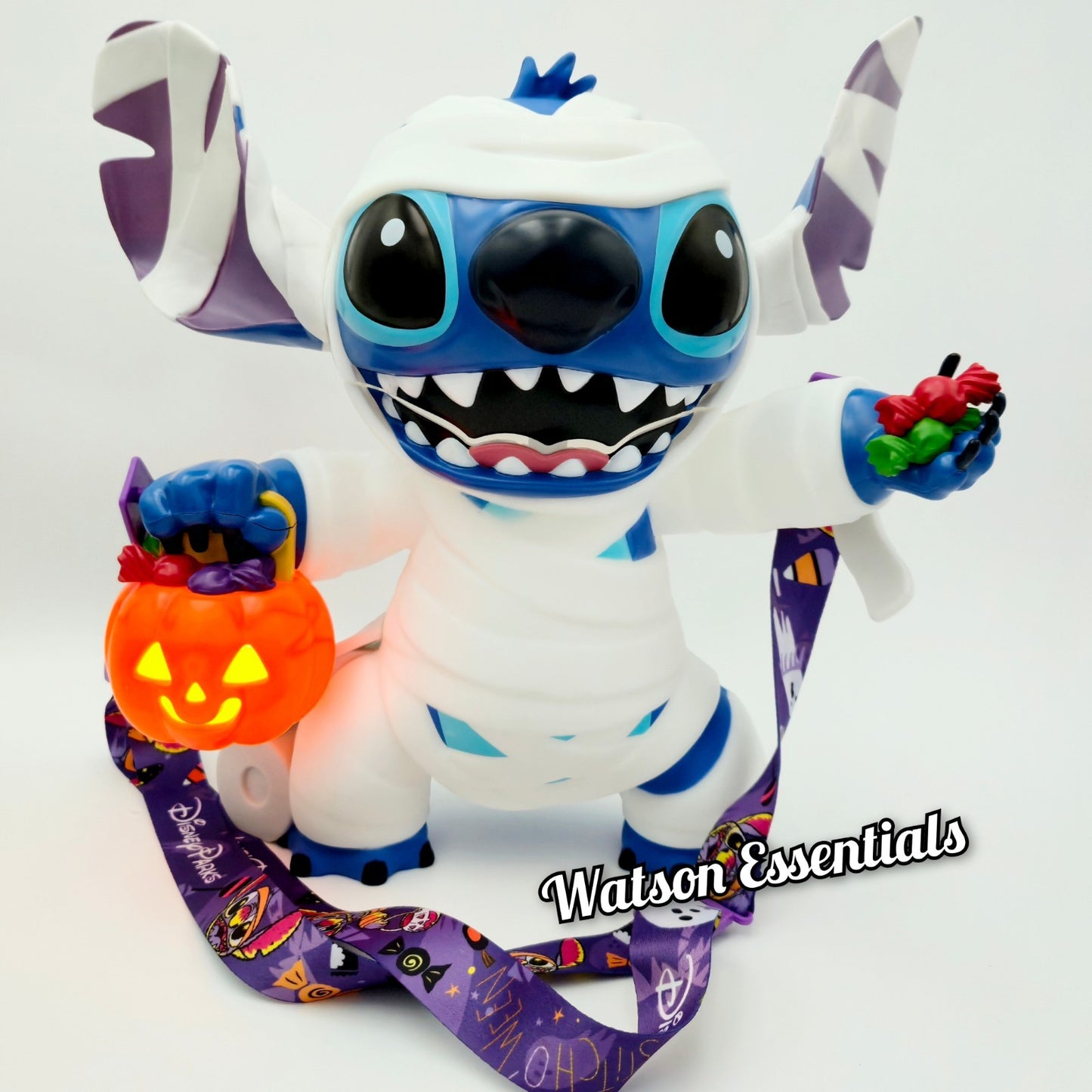 IN HAND 2025 Walt Disney World Parks Stitch Mummy Happy Halloween Popcorn Bucket
