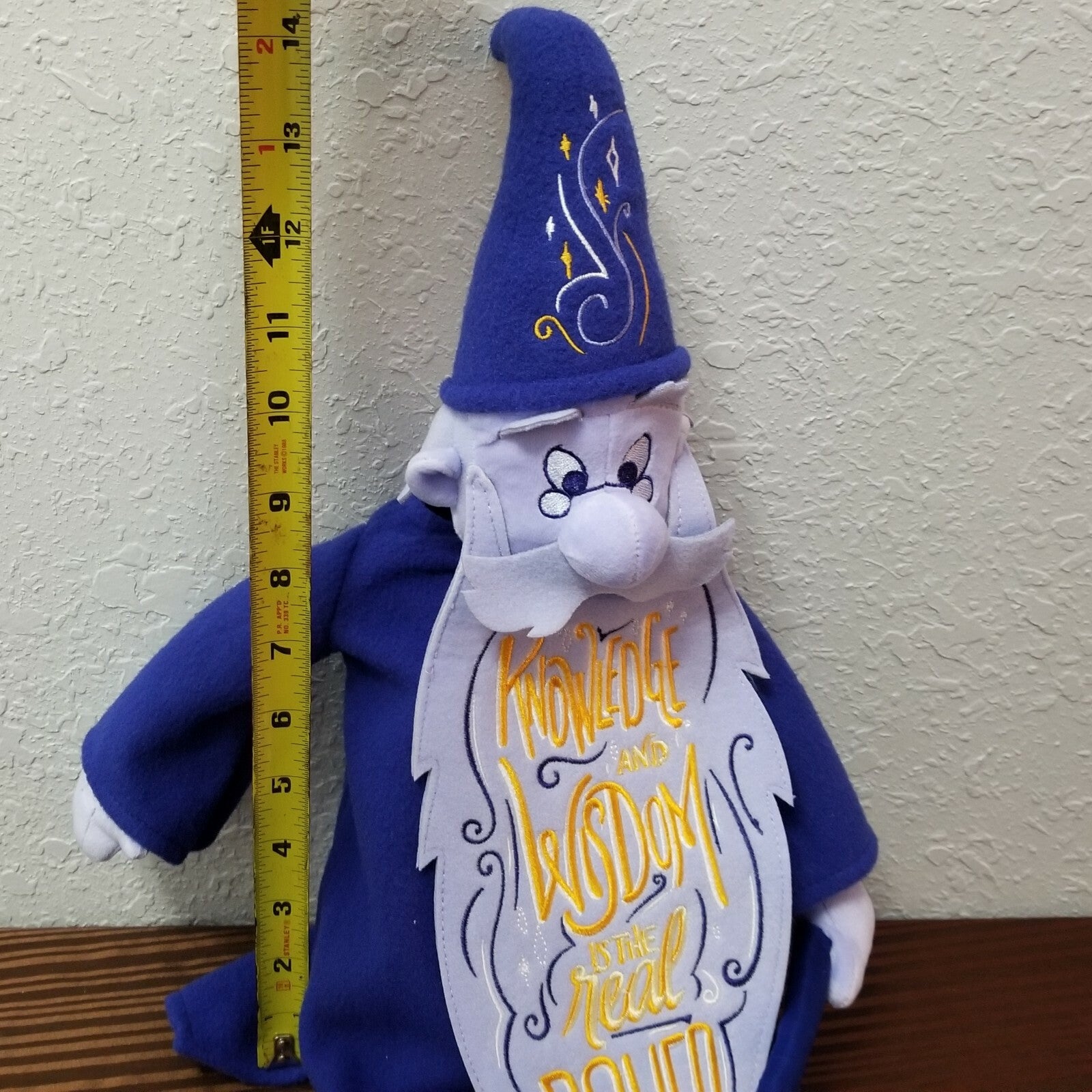 Disney Wisdom Collection Merlin 20" Limited Release Soft Plush Toy Sword Stone