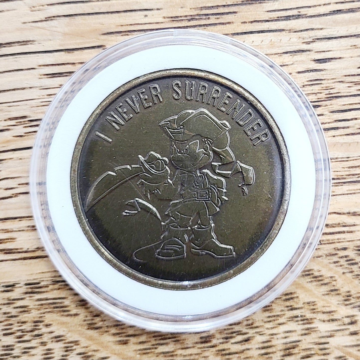 Disney Parks The Pirates of the Caribbean Bronze Medallion Mickey Coin Surrender