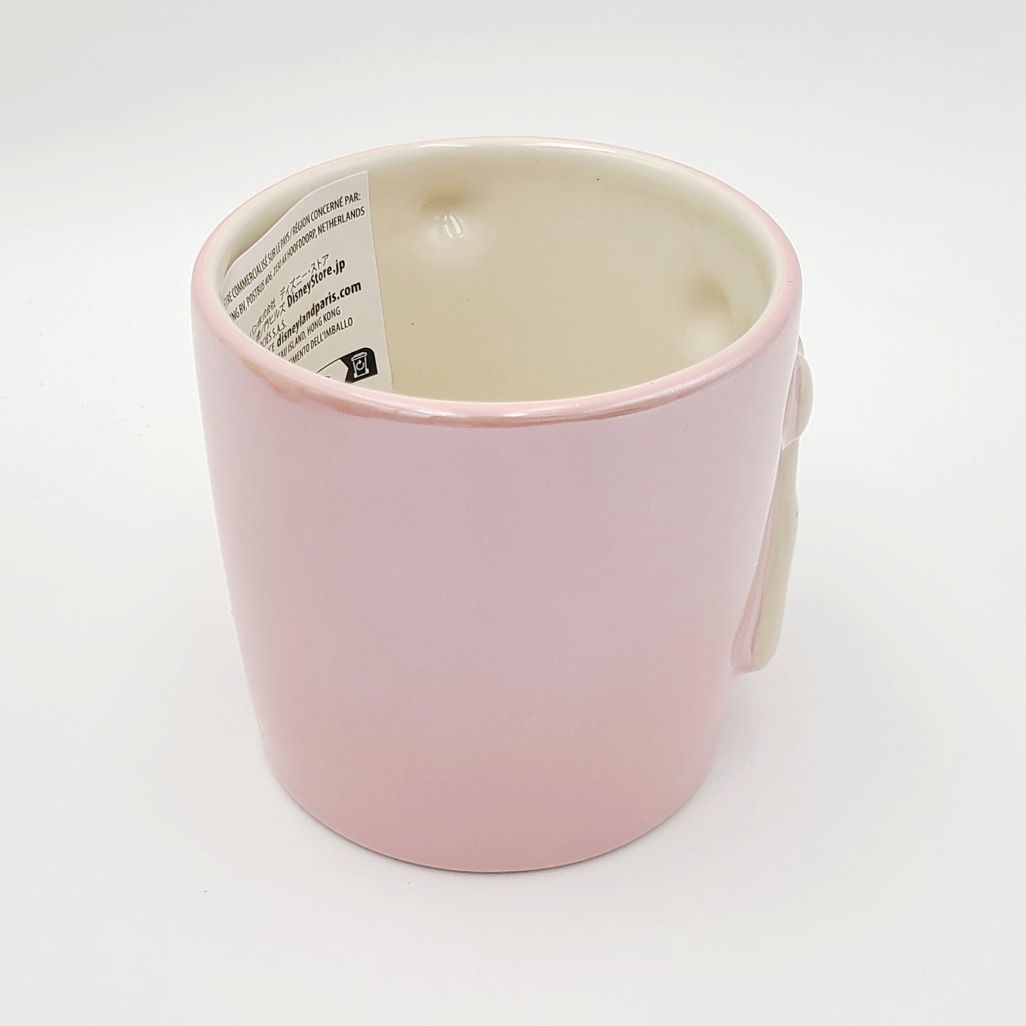 Disney Parks 2025 Halloween Minnie Mouse Ghost Cat Pink Ceramic Coffee Mug New