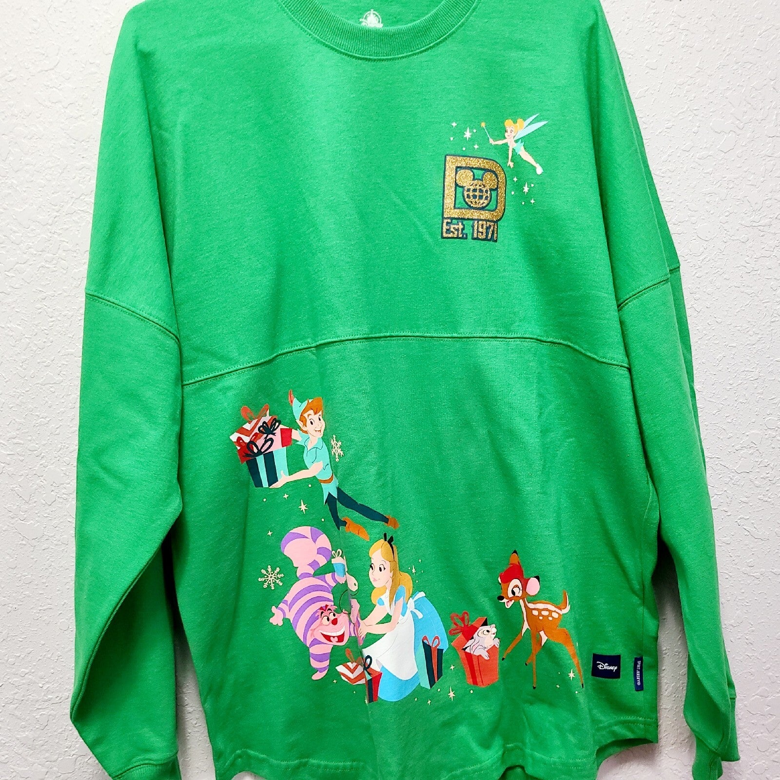 LARGE Disney Park 2023 Classics Christmas Holiday Mickey & Friends Spirit Jersey