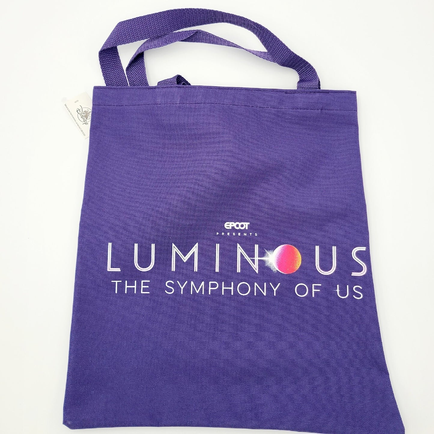 NEW Disney Parks EPCOT Luminous The Symphony Of Us Purple Tote Bag Fireworks