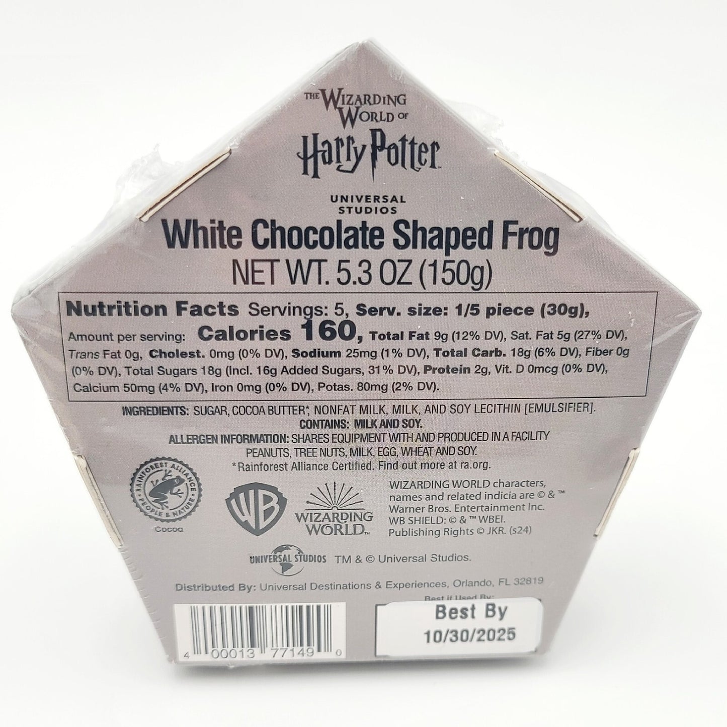 *Milk, White, Dark Chocolate Frog Set* Universal Studios Harry Potter Honeydukes