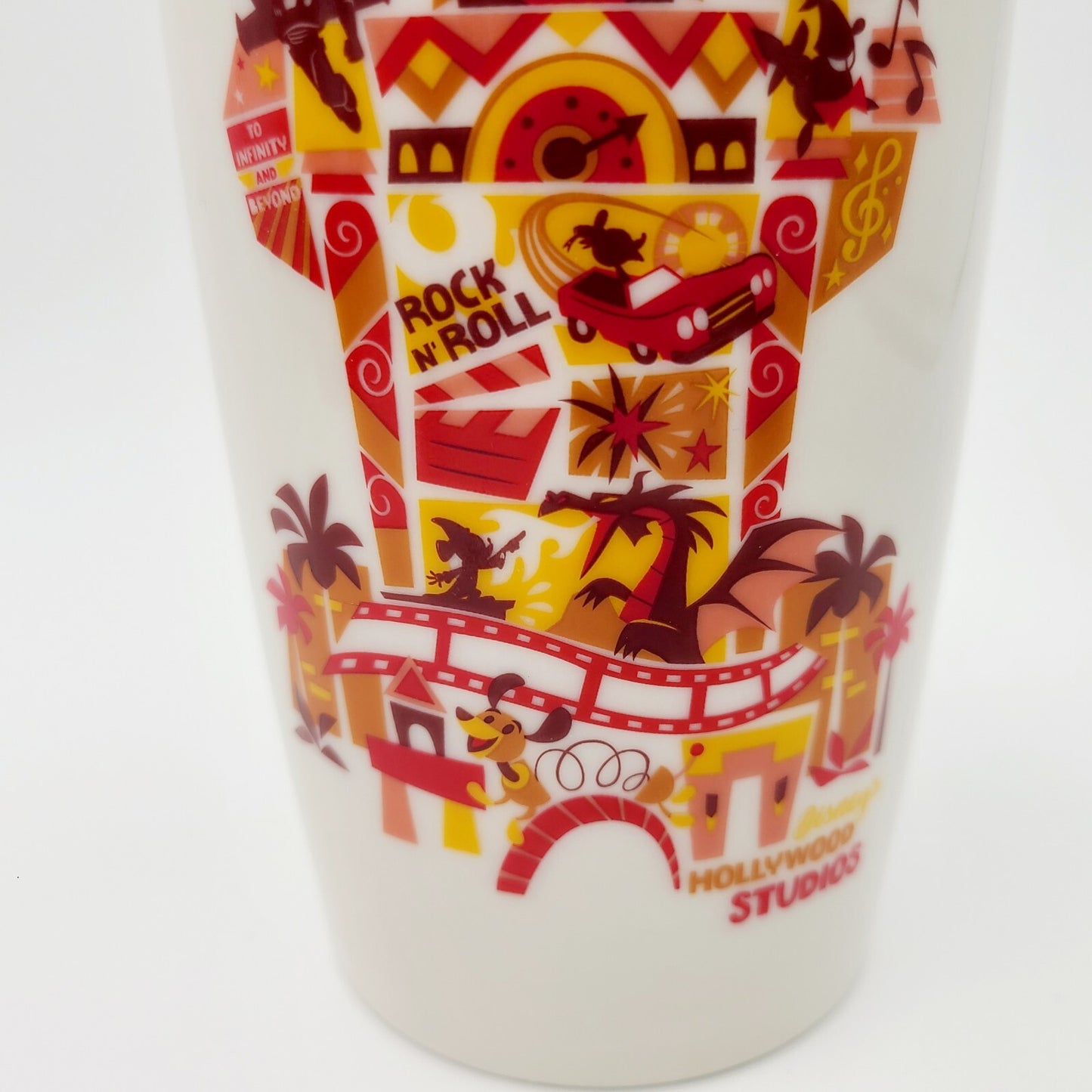 NEW Starbucks Tumbler Disney Parks Hollywood Studios Ceramic Travel Cup Mug 12oz