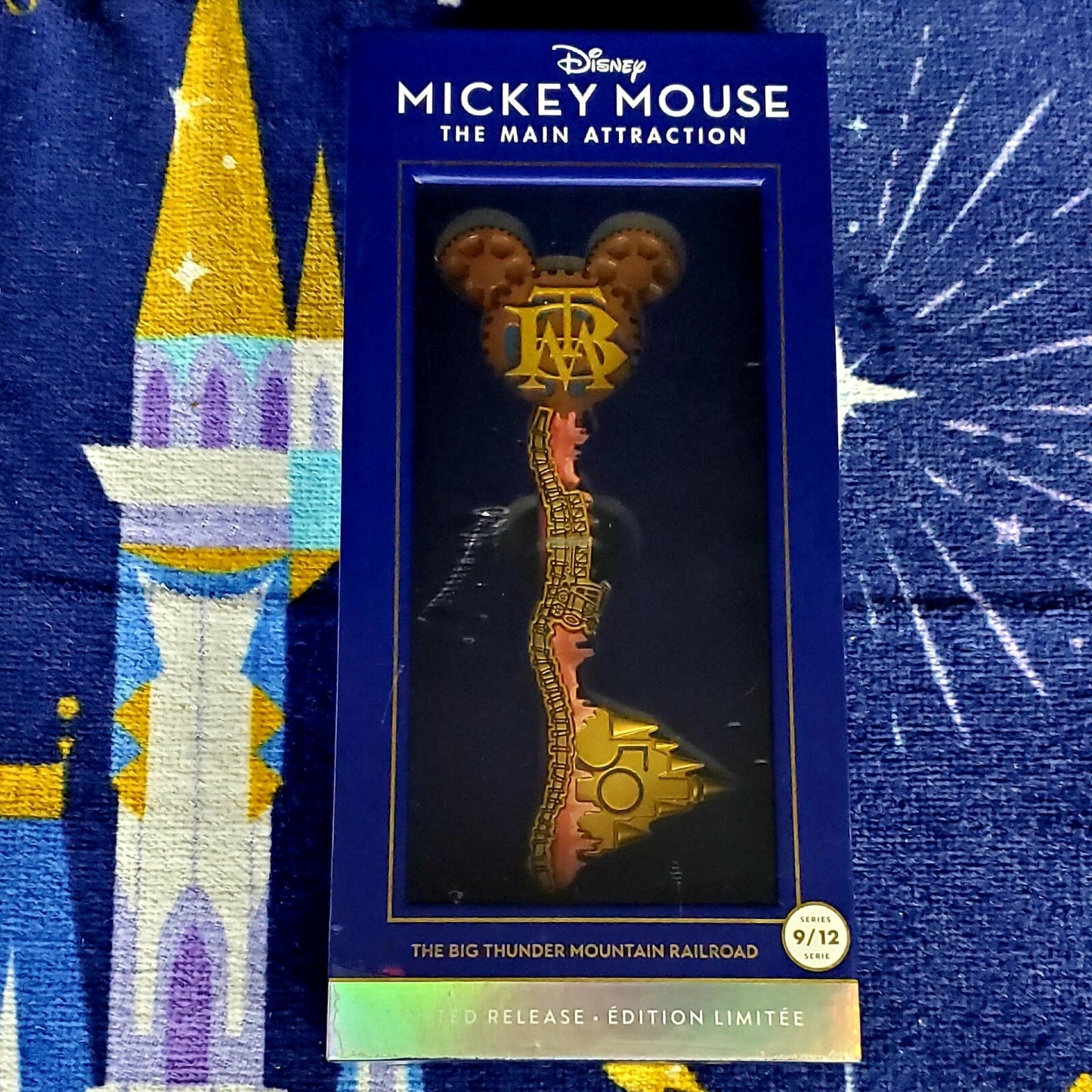 Disney Parks 50th Mickey Main Attraction Big Thunder Mountain BTM Railroad Key