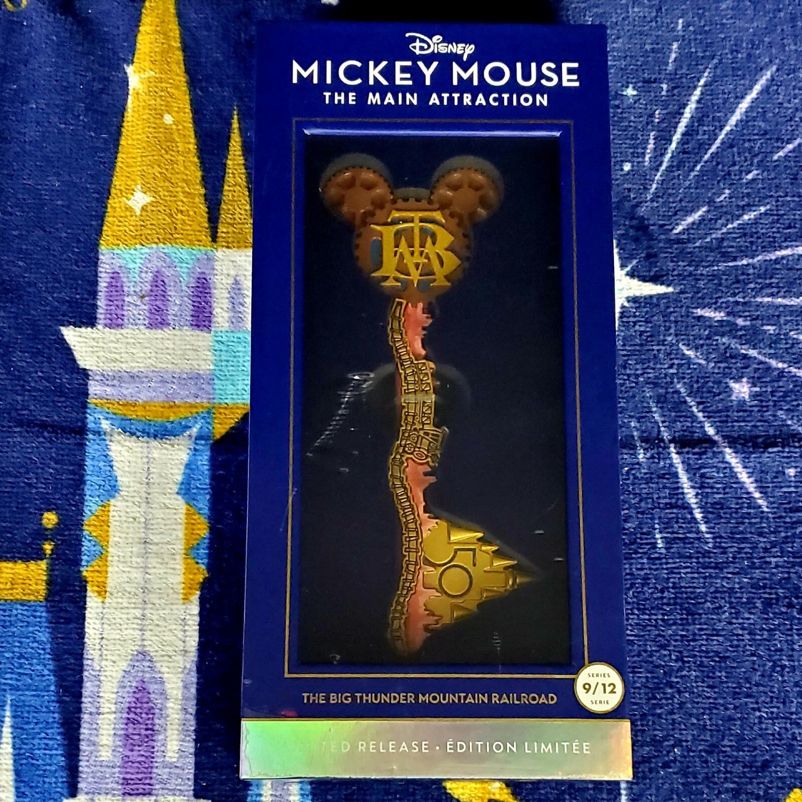Disney Parks 50th Mickey Main Attraction Big Thunder Mountain BTM Railroad Key