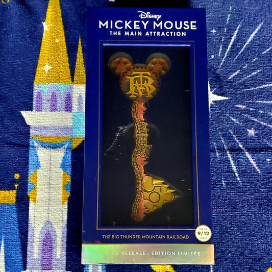 Disney Parks 50th Mickey Main Attraction Big Thunder Mountain BTM Railroad Key
