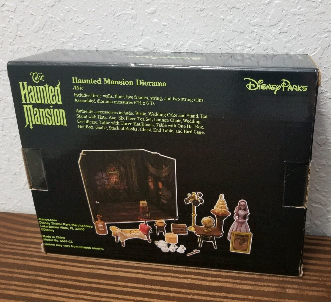 Disney Parks The Haunted Mansion Diorama Bride Attic WDW Magic Kingdom