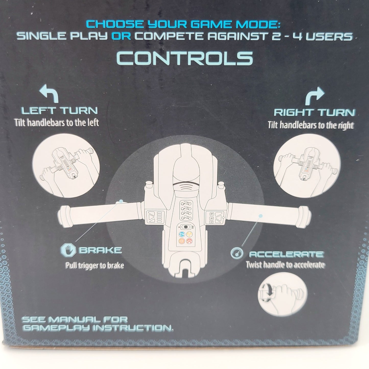 Disney World Parks 2023 Tron Lightcycle Handlebars Lights and Sounds New w/ Box