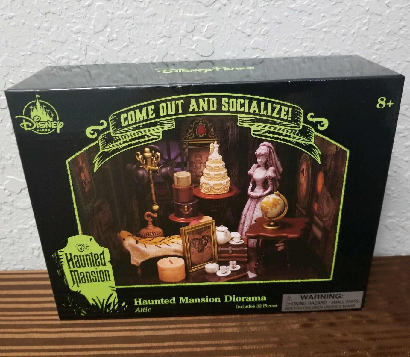 Disney Parks The Haunted Mansion Diorama Bride Attic WDW Magic Kingdom