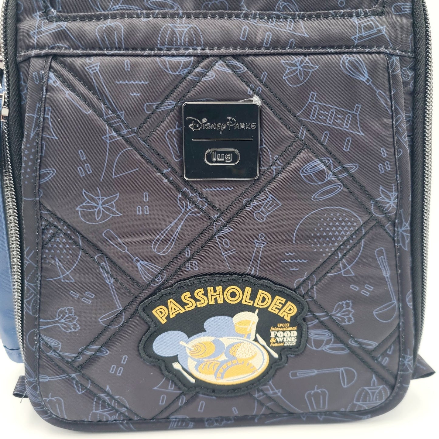 2025 Disney Parks Bag Crossbody Lug Flapper EPCOT Food Wine Festival Passholder