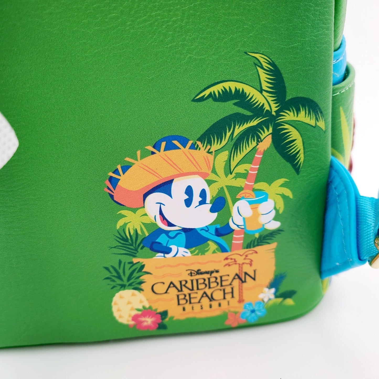 Disney Parks Caribbean Beach Resort Mickey & Minnie Mini Loungefly Backpack NWT