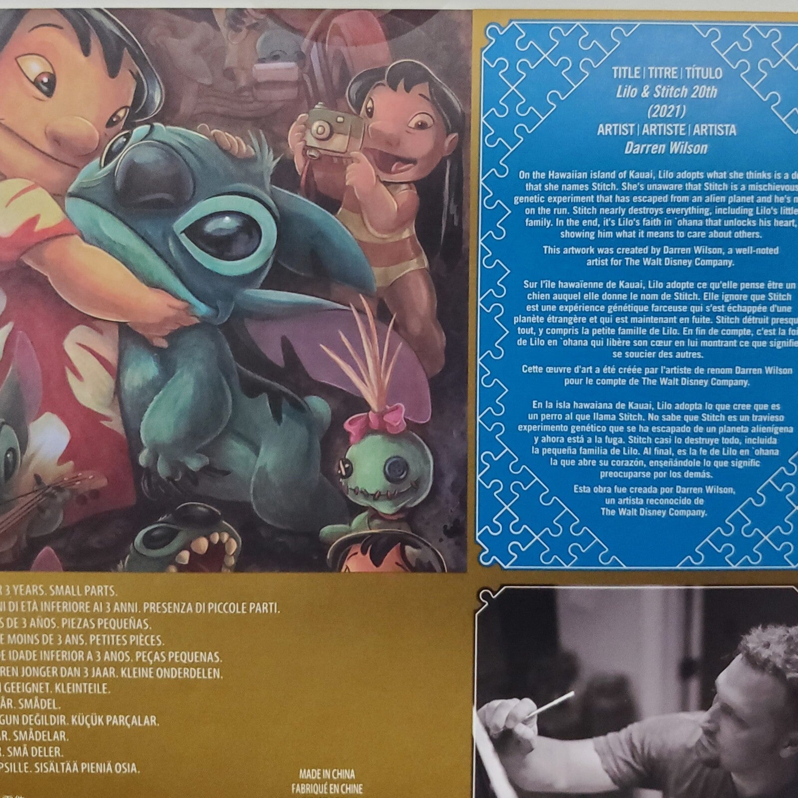 Disney Parks Signature Puzzle Lilo And Stitch 1000 Piece Puzzle Brand New