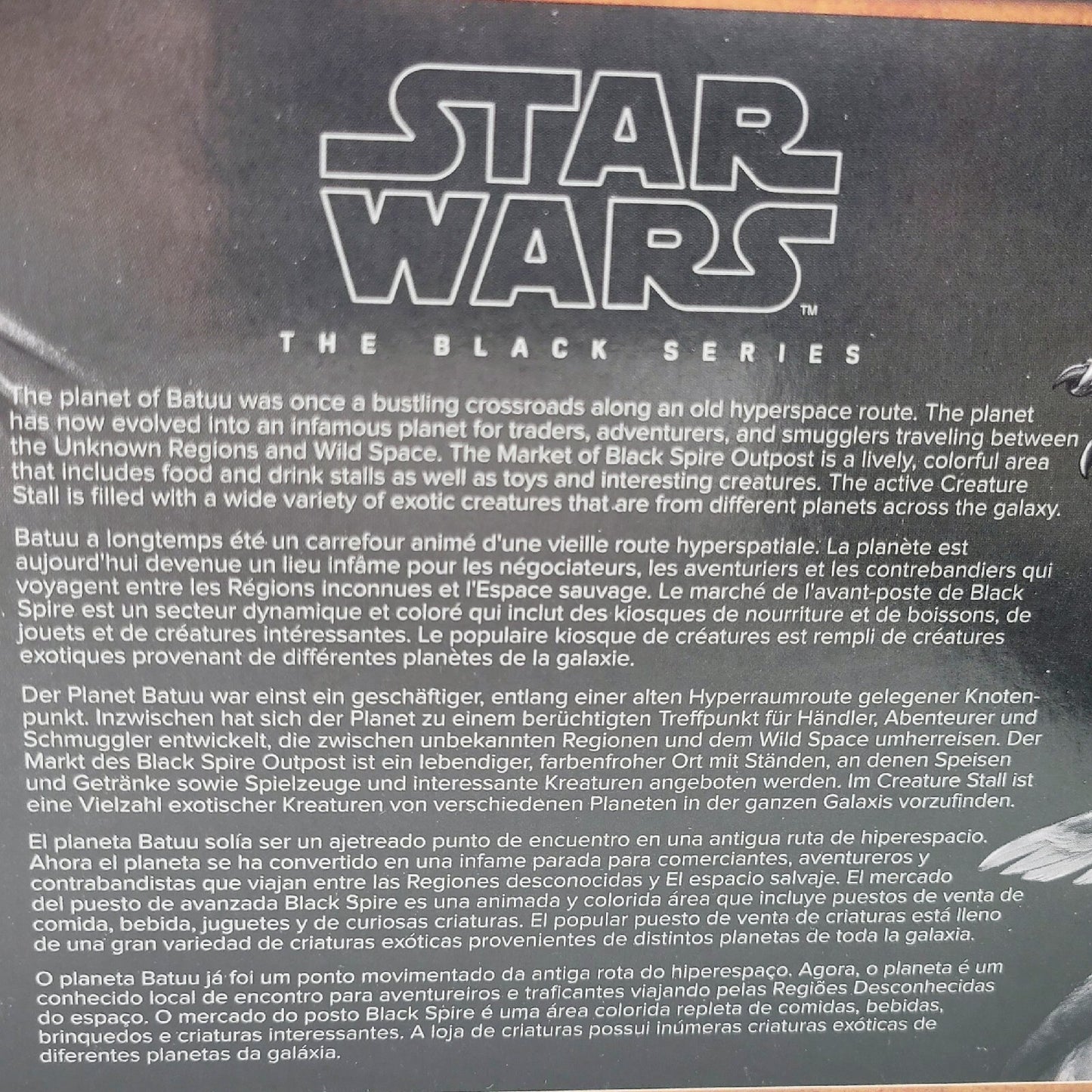Disney Parks Star Wars Black Series 6" GALACTIC CREATURES 6-Pack Bogling Mynock