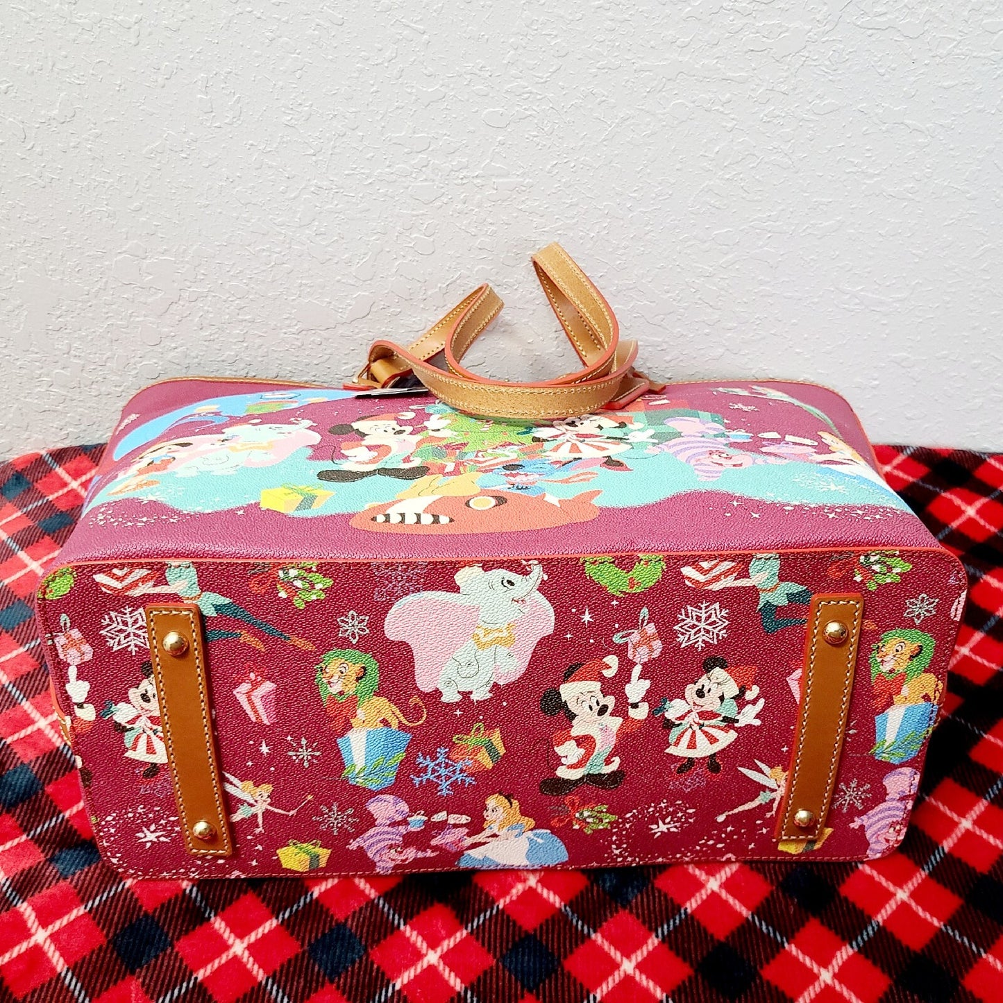 *EXACT Tote & Wallet* 2023 Disney Park Dooney Bourke Christmas Mickey Purse Bag