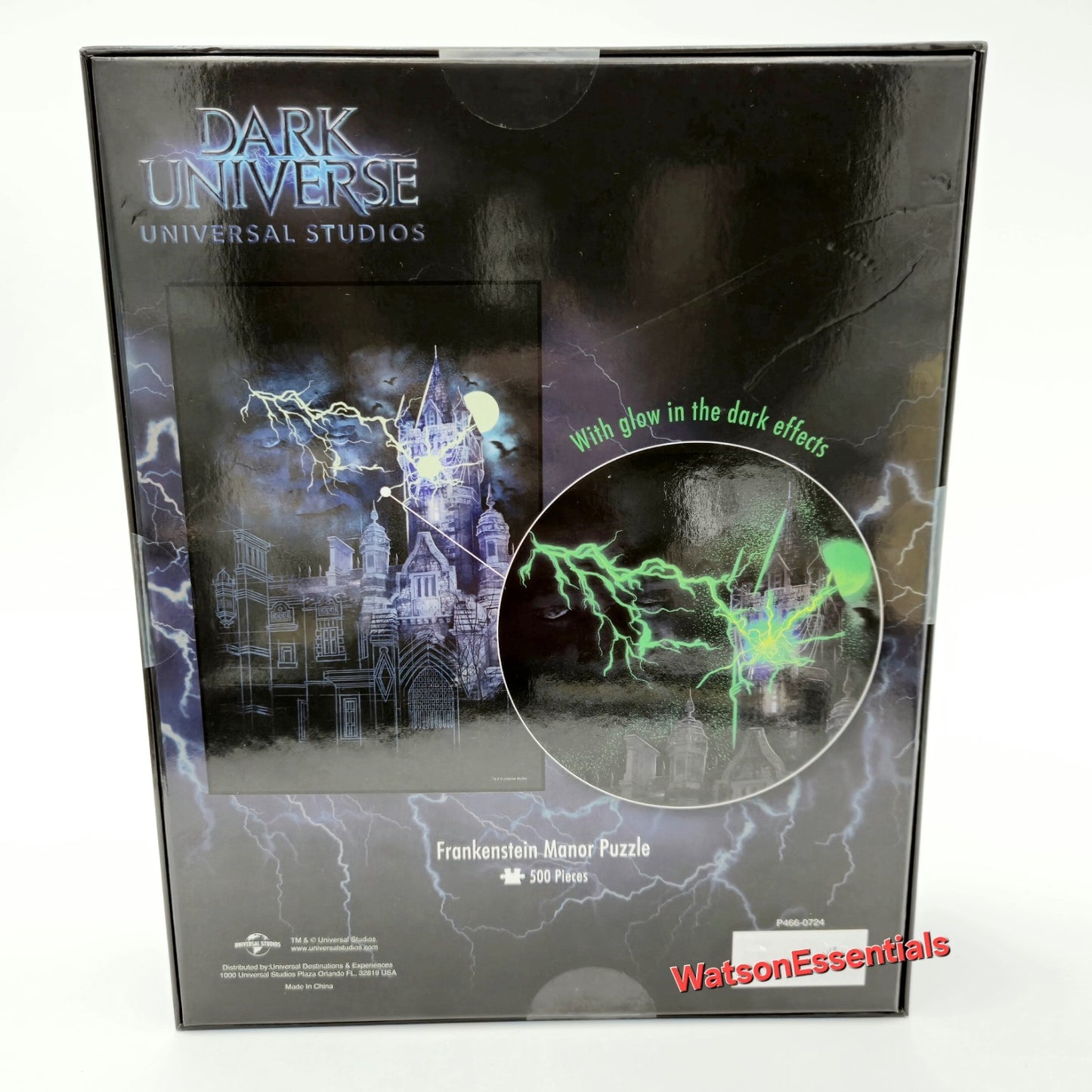 *Frankenstein Manor Puzzle* Universal EPIC Dark Universe Castle Glow Effect GITD