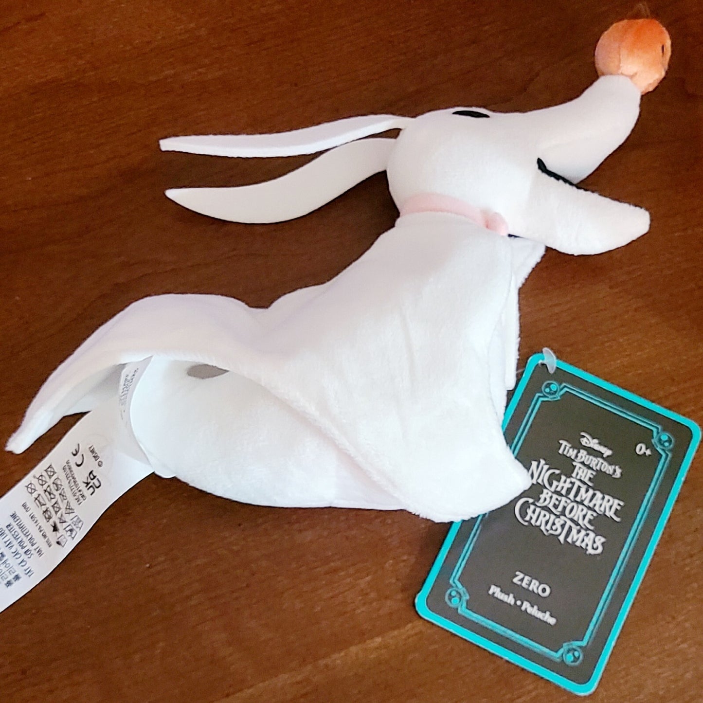 Disney Parks Zero Velour Plush Doll 9''  Nightmare Before Christmas Stuffed Toy